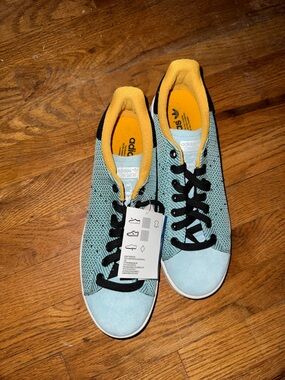 adidas Light Blue Stan Smith Knit Sneakers